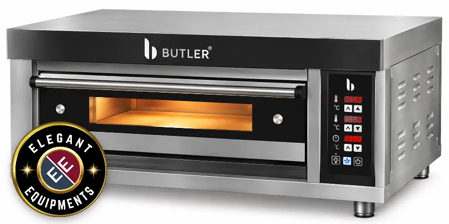 Pizza Stone Oven Butler EPO 36 Black Italia