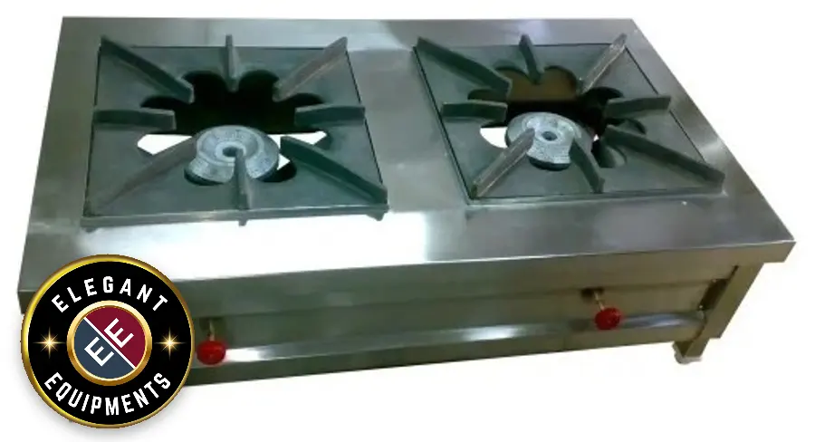 Stock Pot Burner Range Indian Two Burner