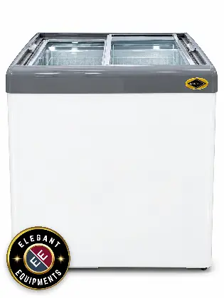 Flat Glass Top Freezer Western F250GL23