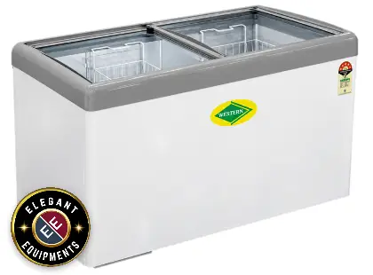 Flat Glass Top Freezer Western F450GL23