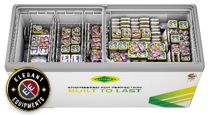 Flat Glass Top Freezer Western F550GL23