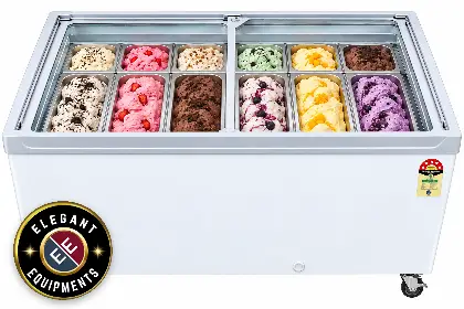 Ice Cream Counter Customized 12GN Pans