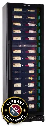Wine Cooler Slim Dual Zone 54 Bottles Trufrost Eiffel Tower
