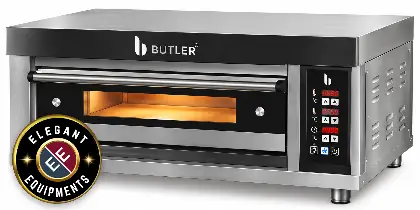 Pizza Stone Oven Butler EPO 36 Black Italia