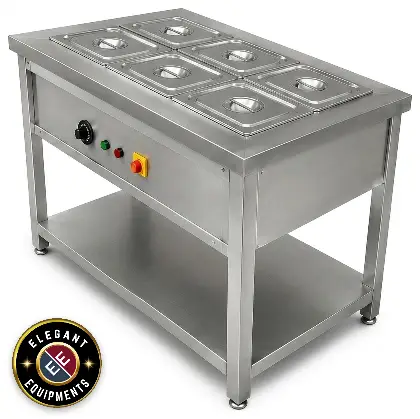 Hot Bain Marie Electric 6 Pan GN 1/1