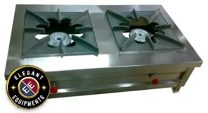 Stock Pot Burner Range Indian Two Burner