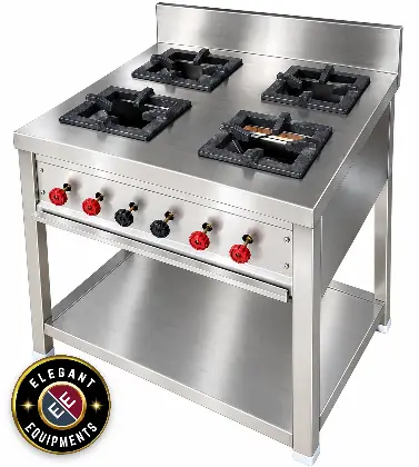 Burner Range Continental Four Burner BR4C-HD