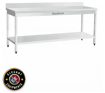Work Table with Splash Back Butler WT.1200SB